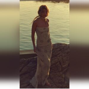 BNWT! Zara beaded tulle skirt